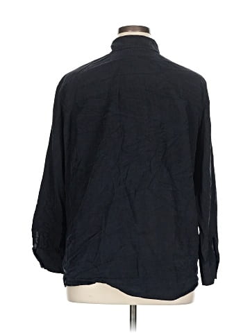 Emanuel Ungaro Long Sleeve Silk Top (view 2)