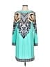 Donna Morgan 100% Polyester Paisley Teal Casual Dress Size 12 - photo 1