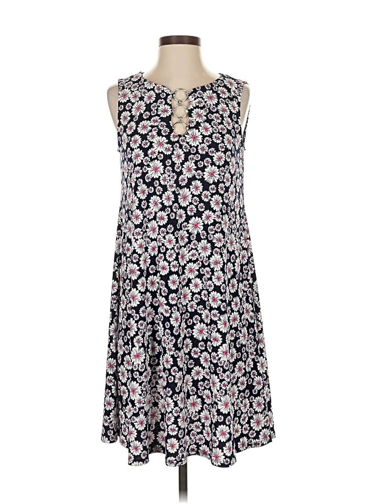 Pre-owned Msk Casual Dress In Black