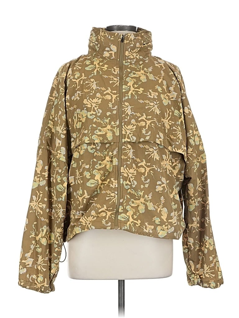 Pre-owned Prana Windbreaker Jacket In Gold