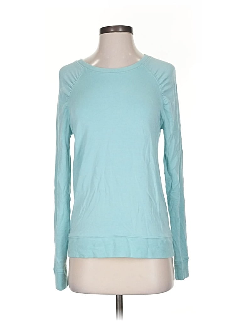 Pre-owned Athleta Pullover Sweater In Blue