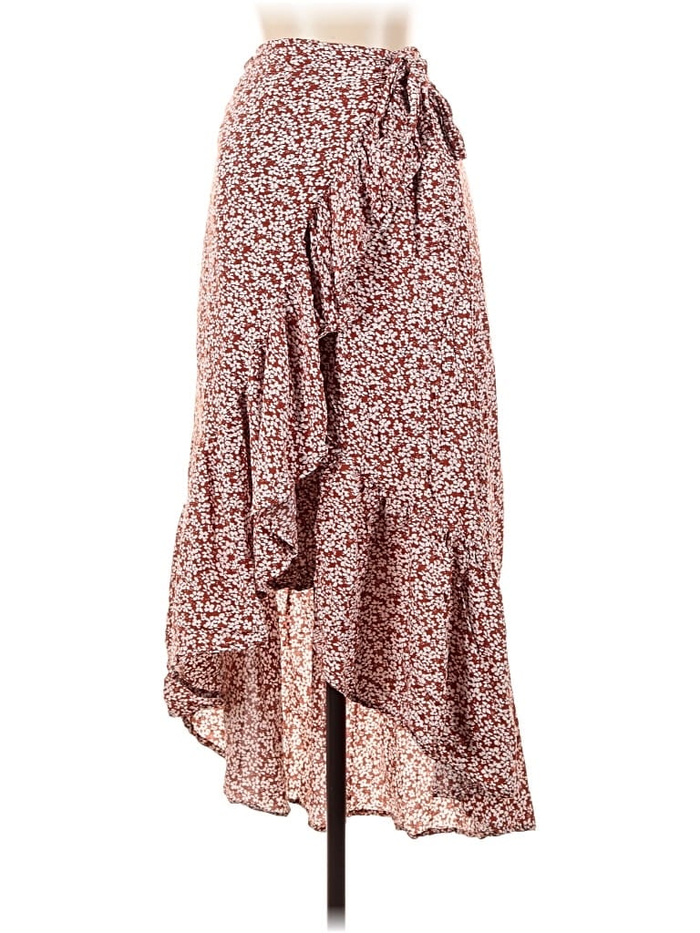 Pre-owned Lulus Casual Skirt In Burgundy