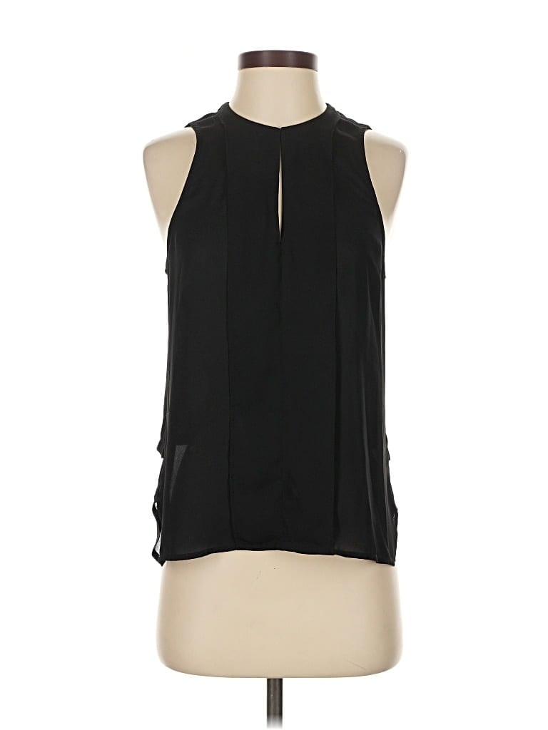 Pre-owned Maeve Sleeveless Blouse In Black