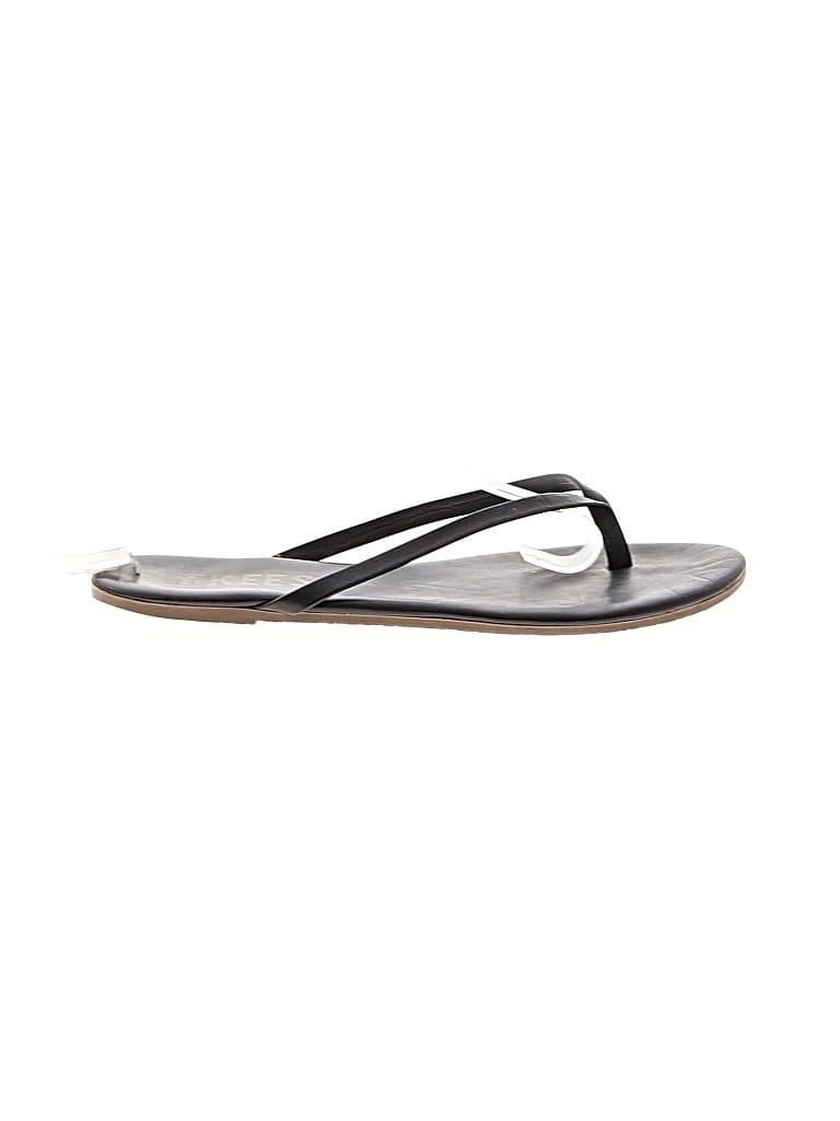 Pre-owned Tkees Flip Flops In Black