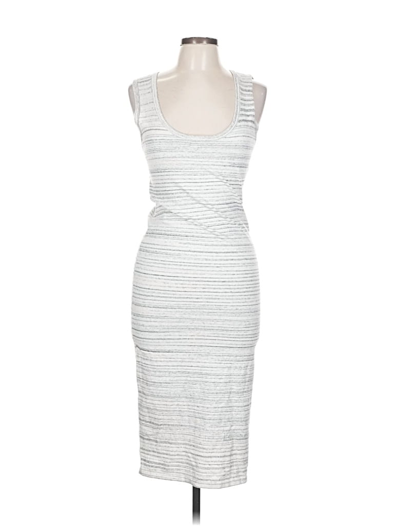 Pre-owned Express Cocktail Dress In Silver