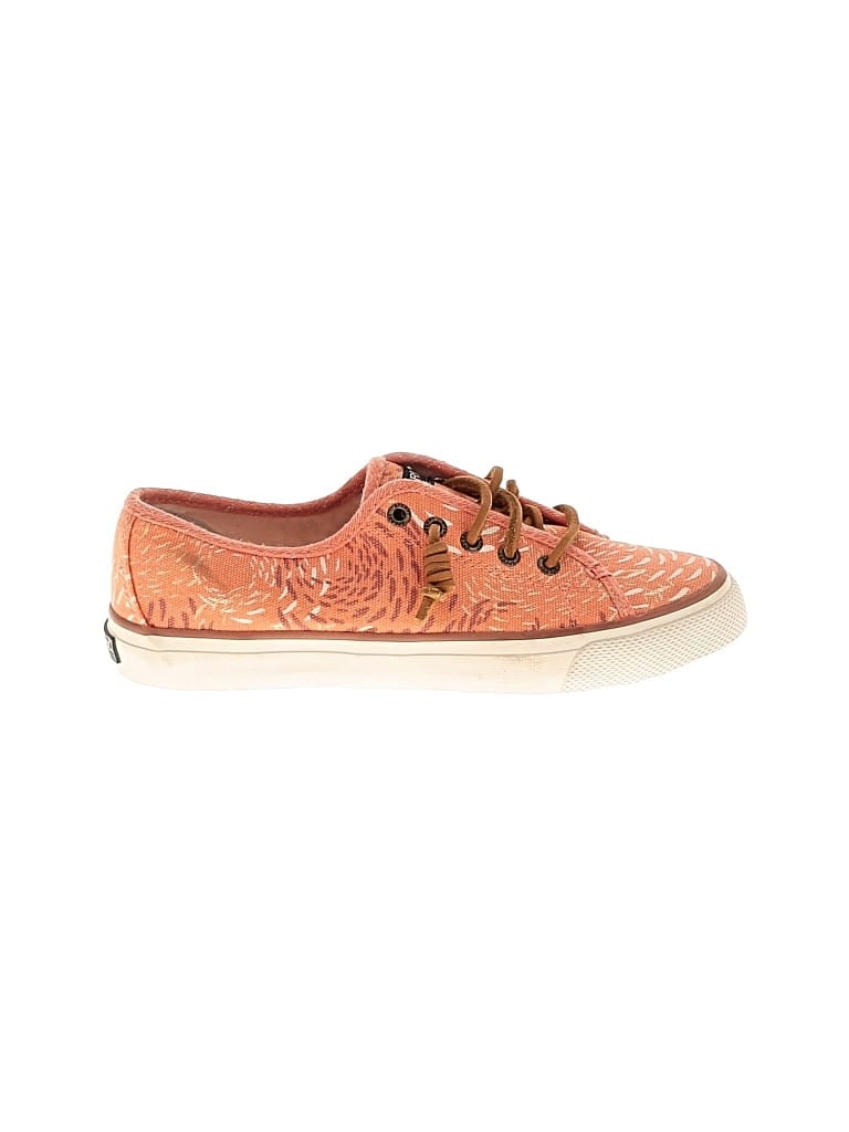 Pre-owned Sperry Top-sider® Sneakers Orange Paisley Pattern Shoes