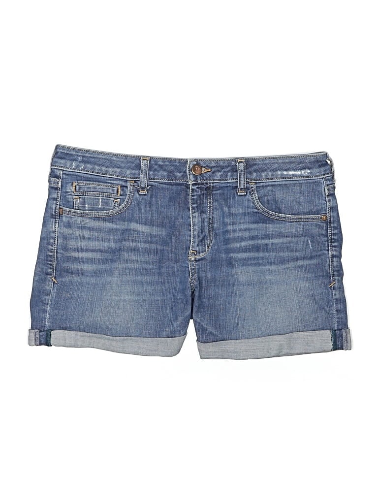 Pre-owned Pilcro And The Letterpress Denim Shorts In Blue