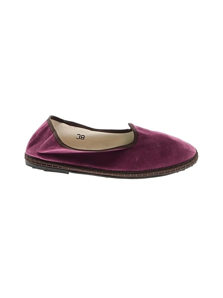 Pre-owned Unbranded Flats In Purple