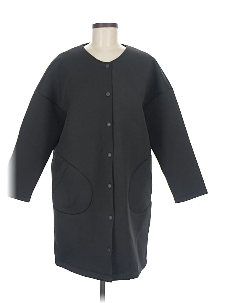 Pre-owned Assorted Brands Coat In Black