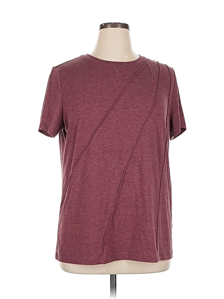 Pre-owned Automet Short Sleeve T-shirt In Burgundy