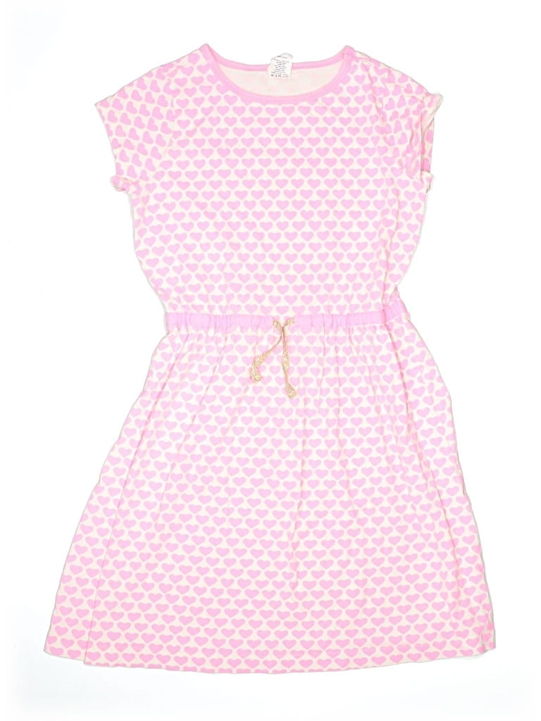 Pre-owned Crewcuts Outlet Kids' Dress In Pink