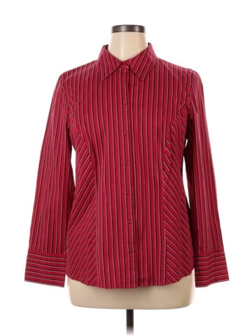 Lane Bryant Long Sleeve Button-Down Shirt (view 1)