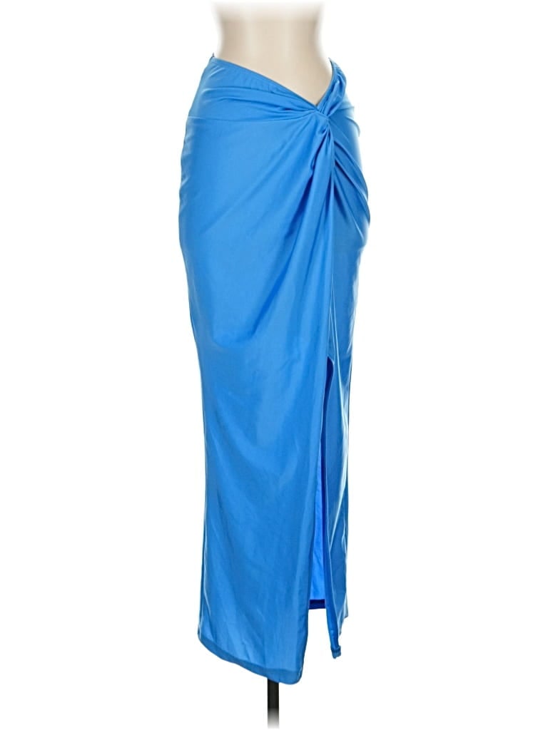 Pre-owned Hello Molly Formal Skirt In Blue