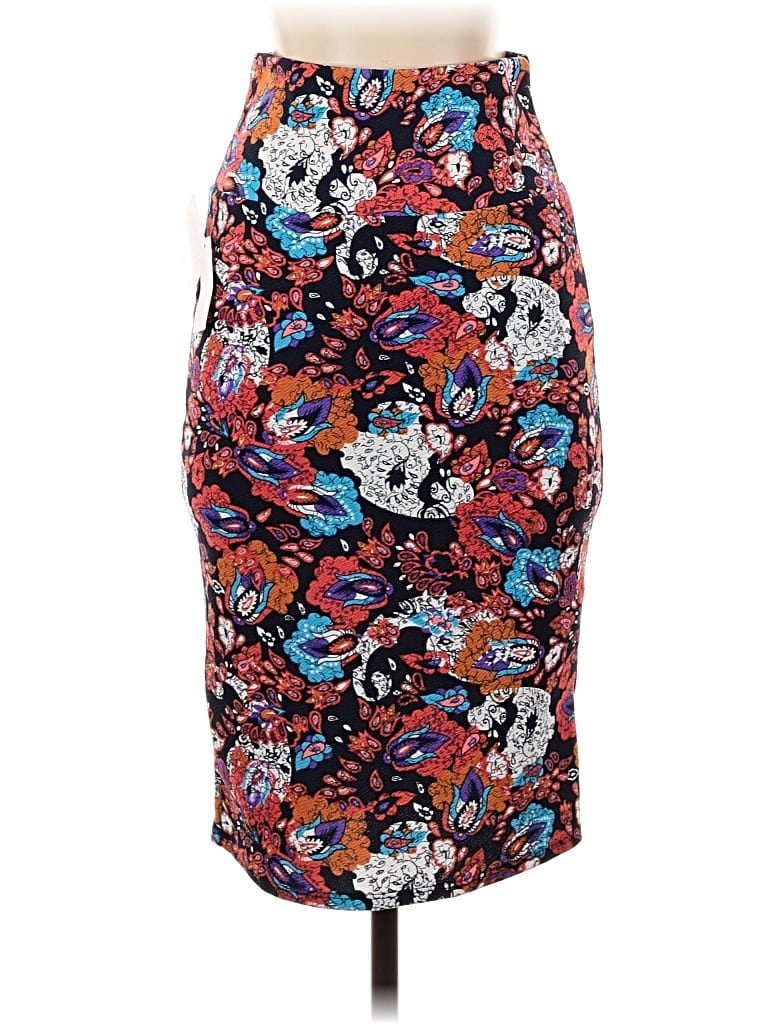 Pre-owned Lularoe Casual Skirt In Red