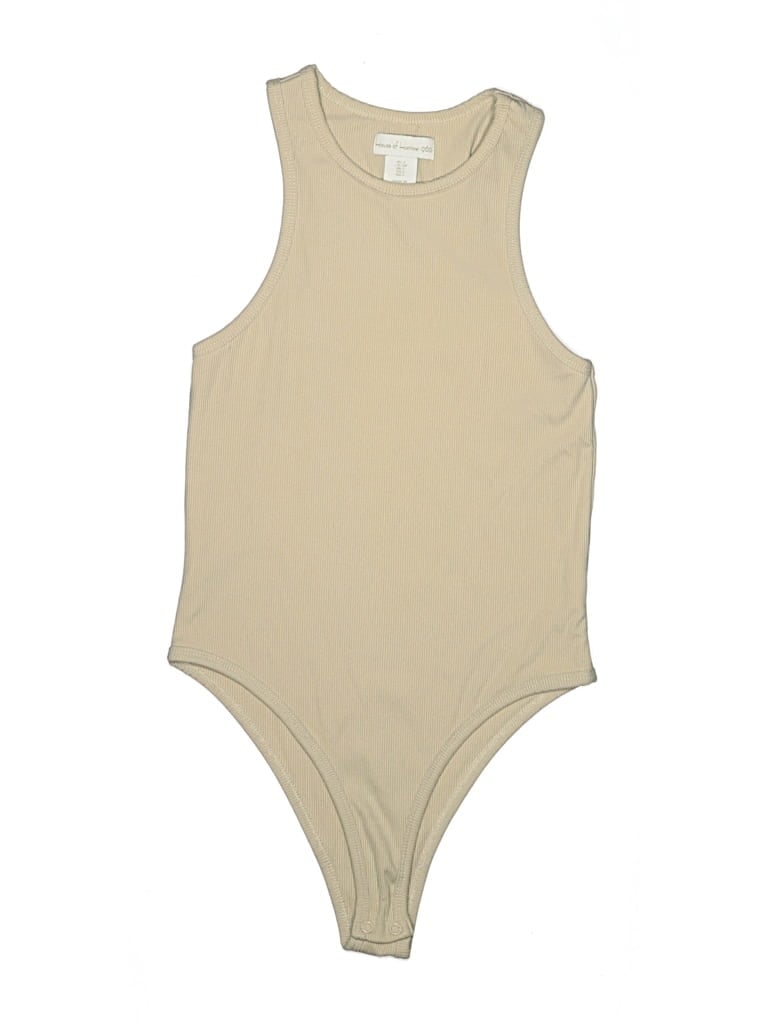 Pre-owned House Of Harlow 1960 Bodysuit In Brown