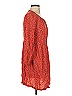 Old Navy 100% Rayon Paisley Red Casual Dress Size XS - photo 4