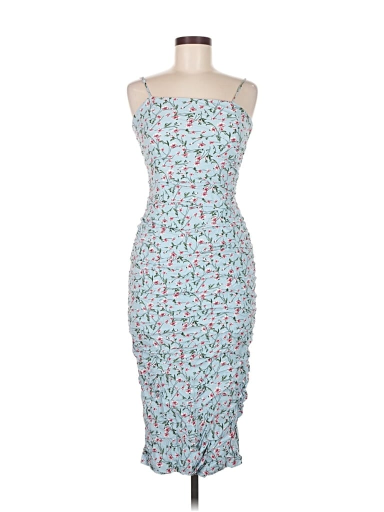 Pre-owned Bardot Cocktail Dress In Blue