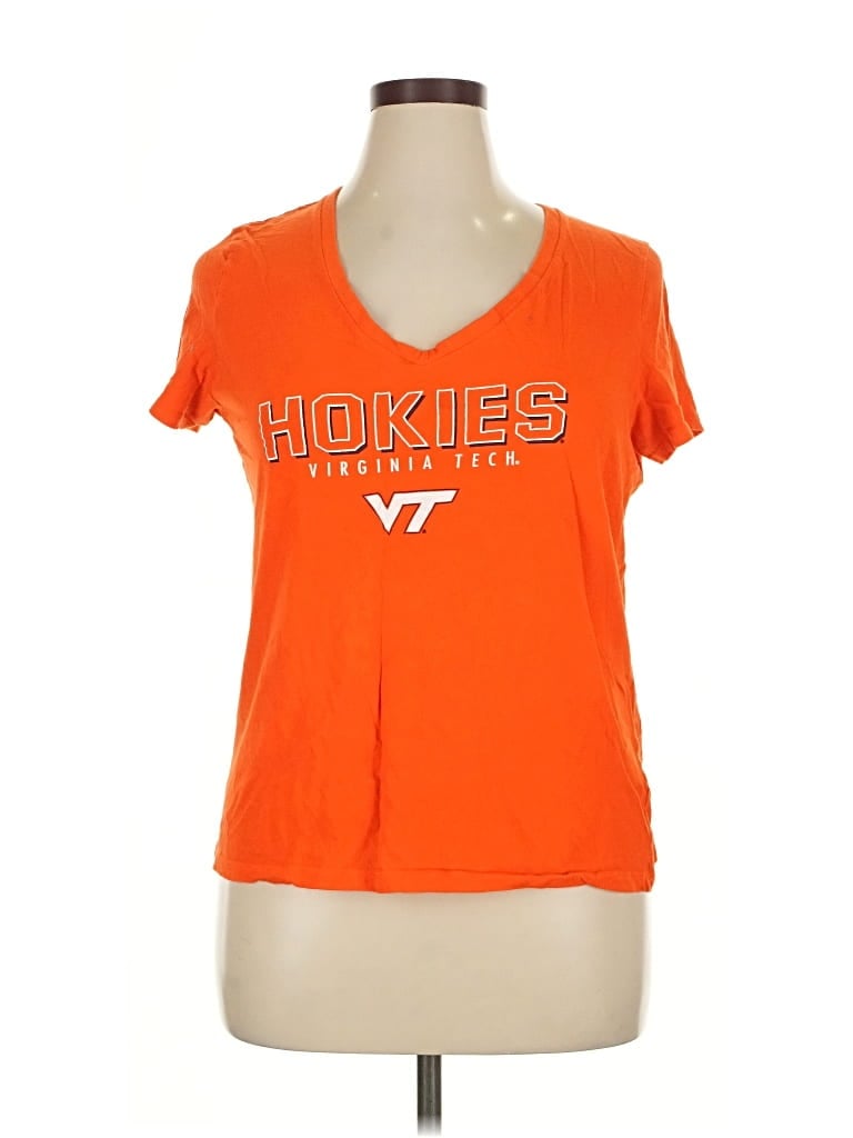 Pre-owned Champion Short Sleeve T-shirt In Orange