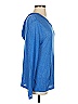 retrology 100% Polyester Blue Long Sleeve Top Size S - photo 4