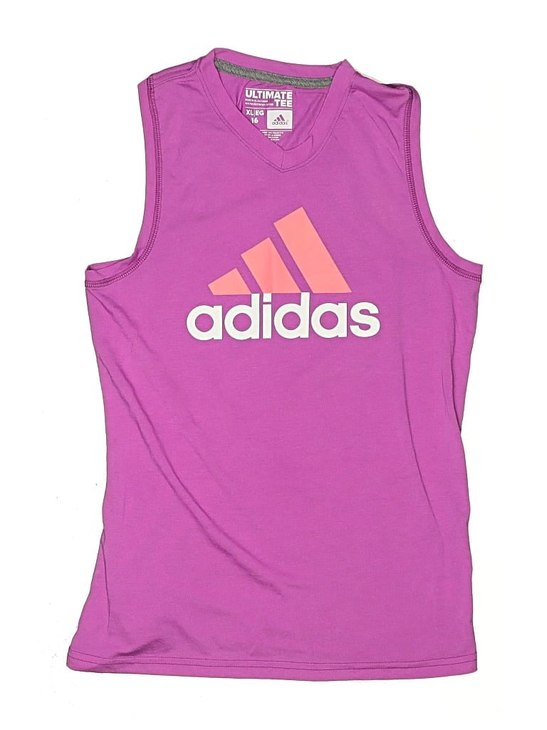 Pre-owned Adidas Originals Kids' Active Tank Top In Pink