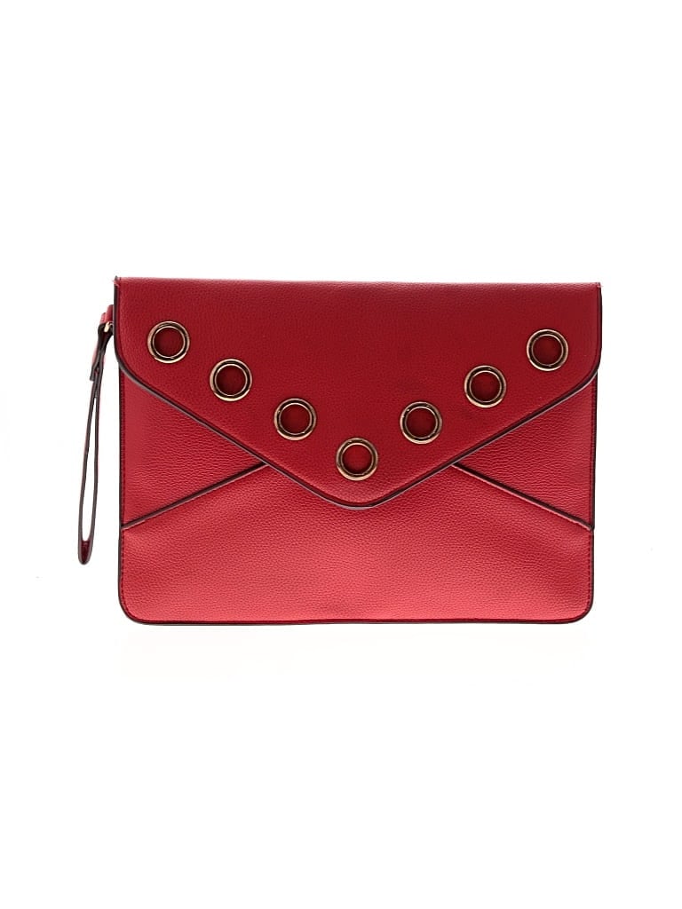 Pre-owned Unbranded Wristlet In Red