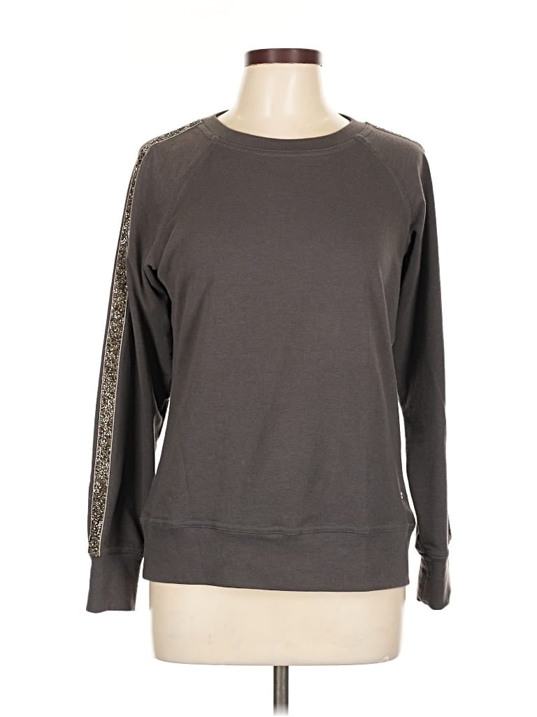 Pre-owned Assorted Brands Long Sleeve T-shirt In Brown