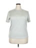 Fabletics Silver Short Sleeve T-Shirt Size XXL - photo 1