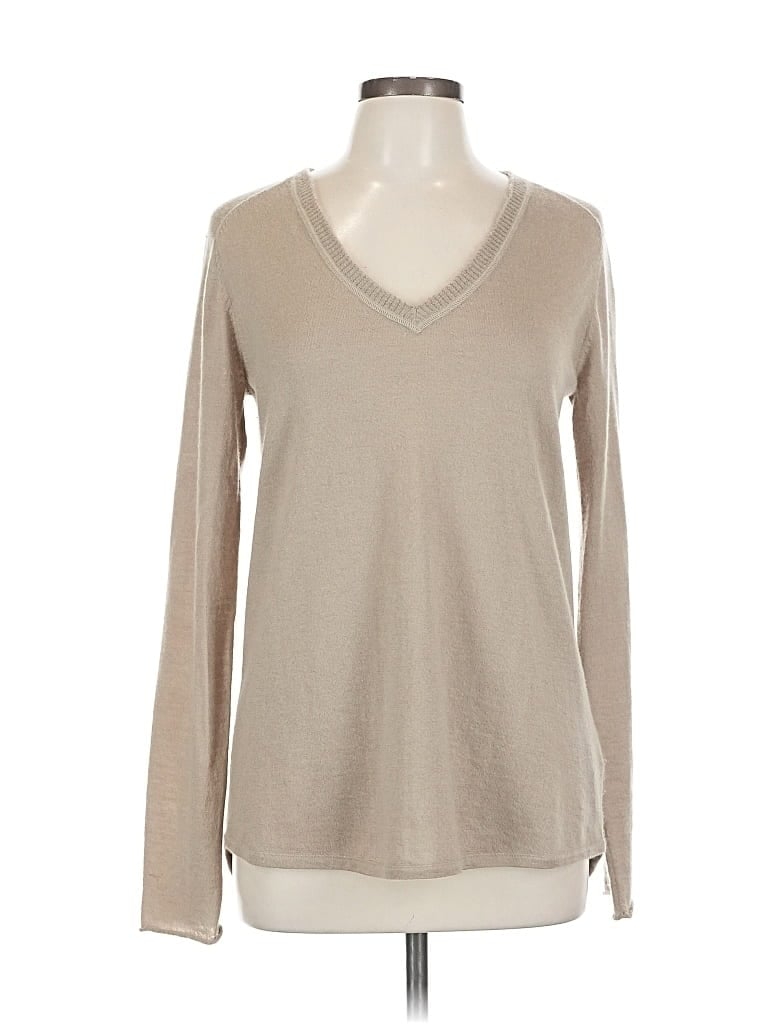 Pre-owned Atm Anthony Thomas Melillo Cashmere Pullover Sweater In Brown