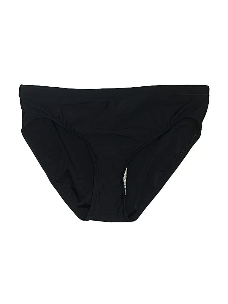 Aqua Green Swimsuit Bottoms In Black
