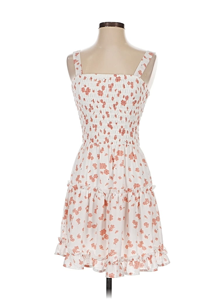 Pre-owned Jessica Simpson Casual Dress In White