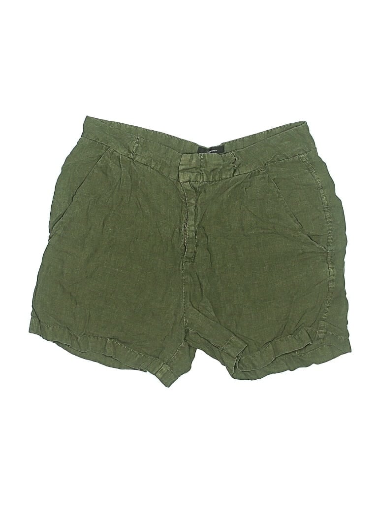 Pre-owned Tahari Khaki Shorts In Green