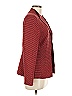 Escada Chevron-herringbone Red Wool Blazer Size EU 40 / US 10 - photo 4