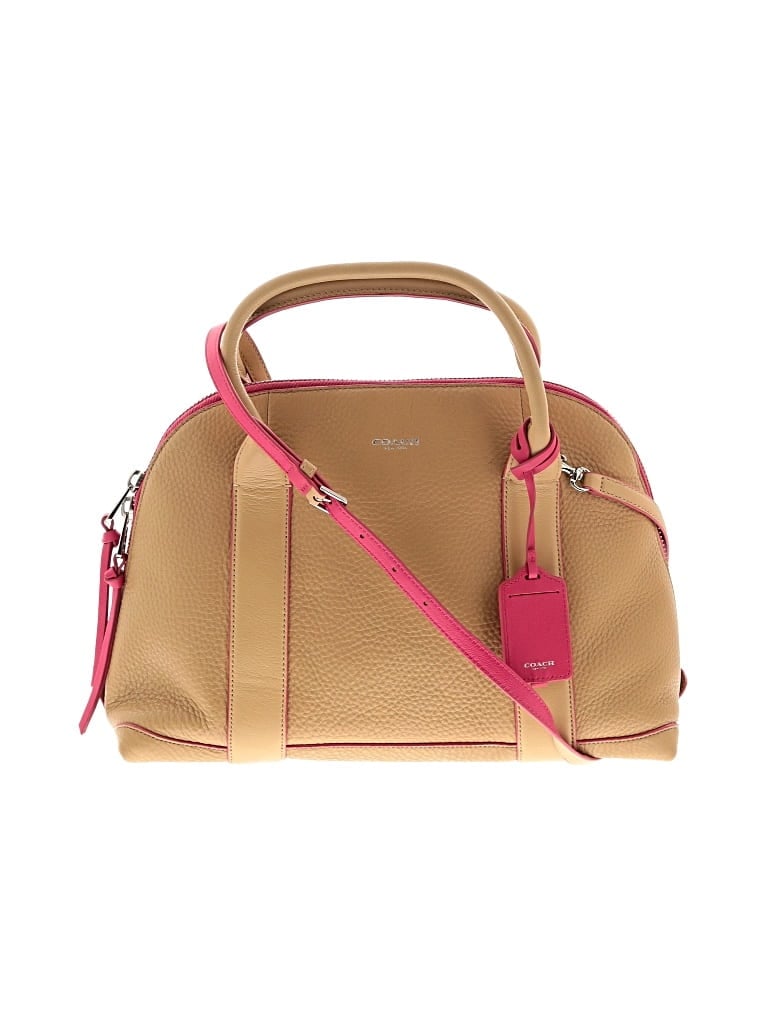 Pre-owned Coach Leather Satchel In Brown