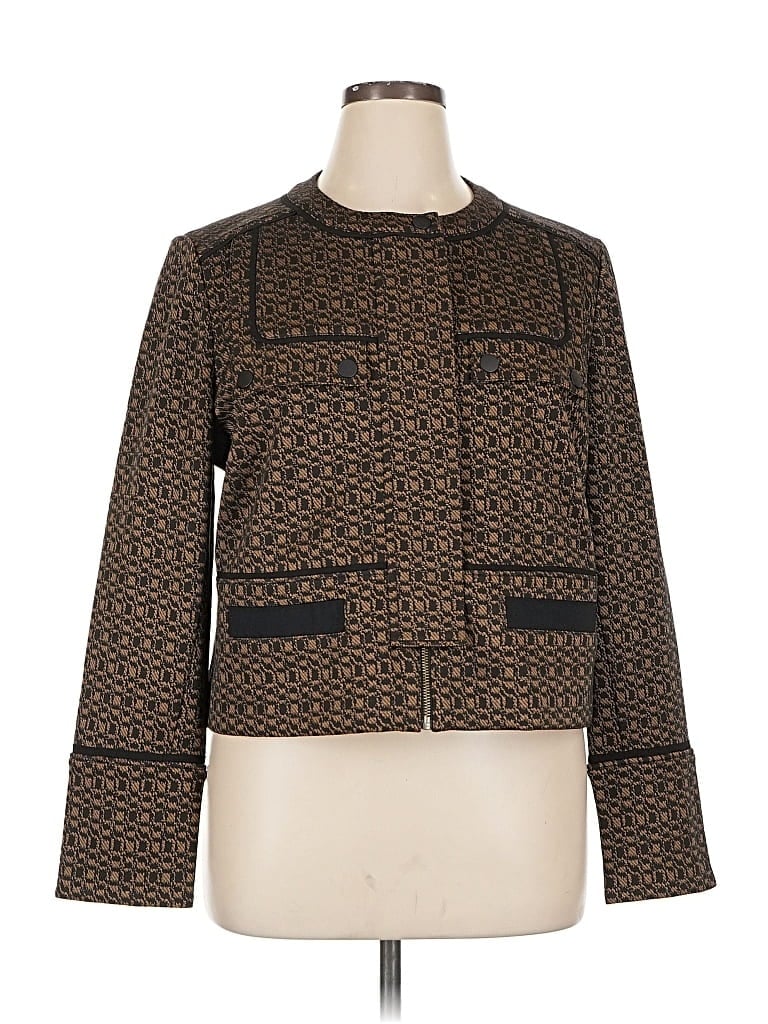 Pre-owned Cabi Cardigan Sweater In Brown