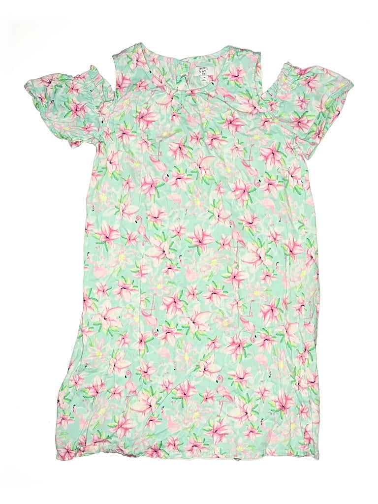 Pre-owned Crown & Ivy Kids' Dress In Green