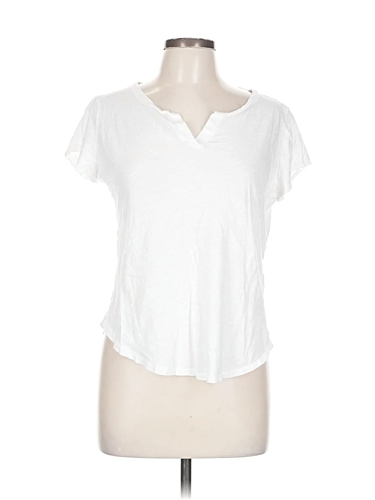 Pre-owned Ny & C Short Sleeve T-shirt In White