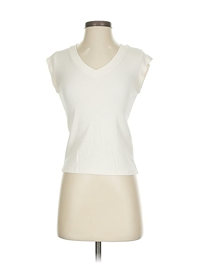Pre-owned Lna Sleeveless T-shirt In White