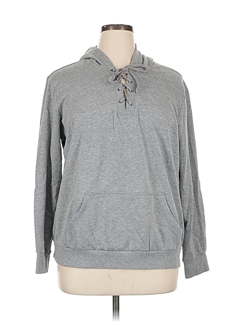 Pre-owned Torrid Pullover Hoodie In Gray