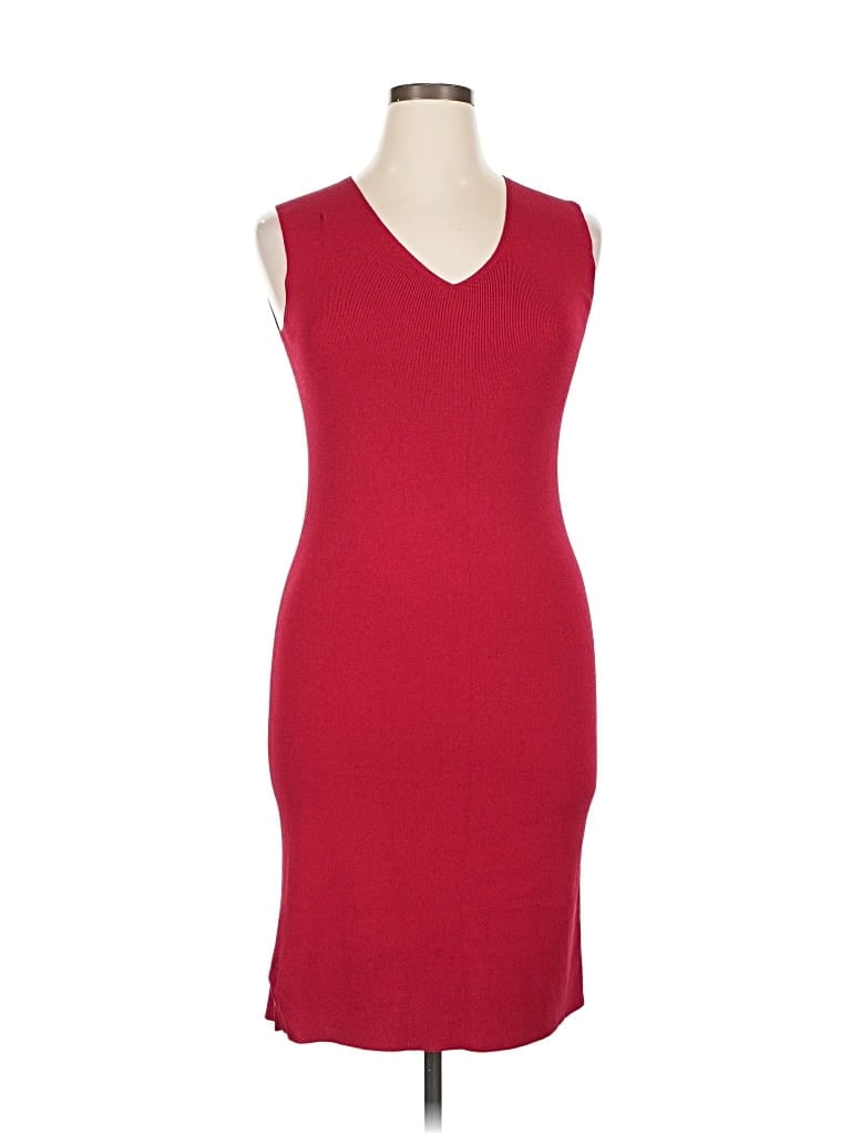 Pre-owned Spenser Jeremy Cocktail Dress In Burgundy