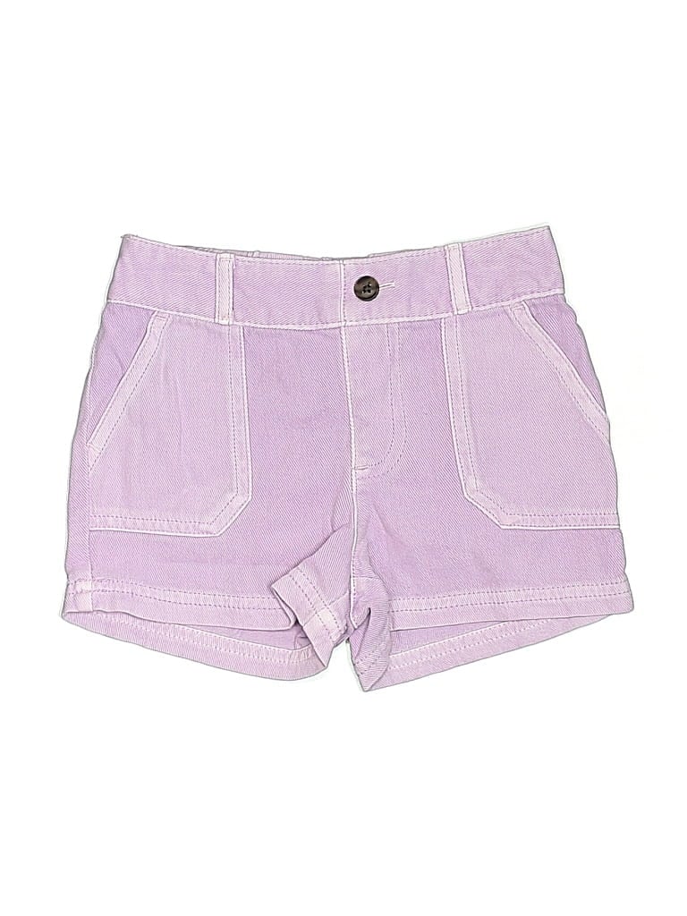 Pre-owned Cat & Jack Kids' Denim Shorts In Purple