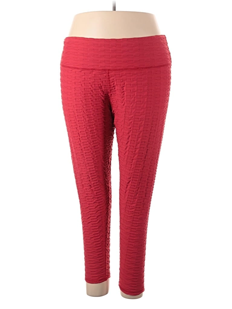 Pre-owned Lola Getts Active Pants In Red