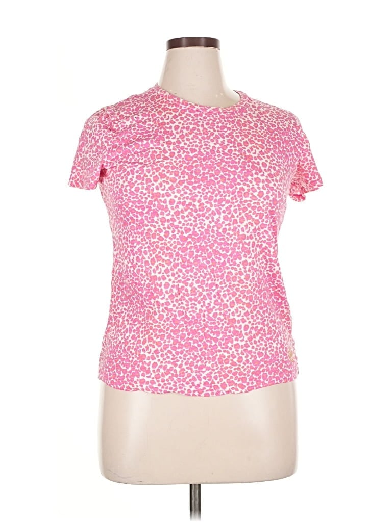 Pre-owned Michael Michael Kors Short Sleeve T-shirt In Pink