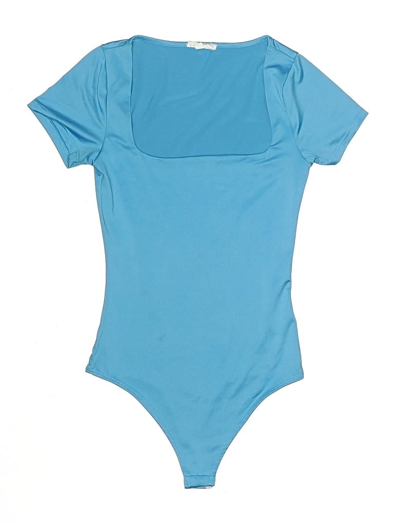 Pre-owned Live In The Moment Bodysuit In Blue