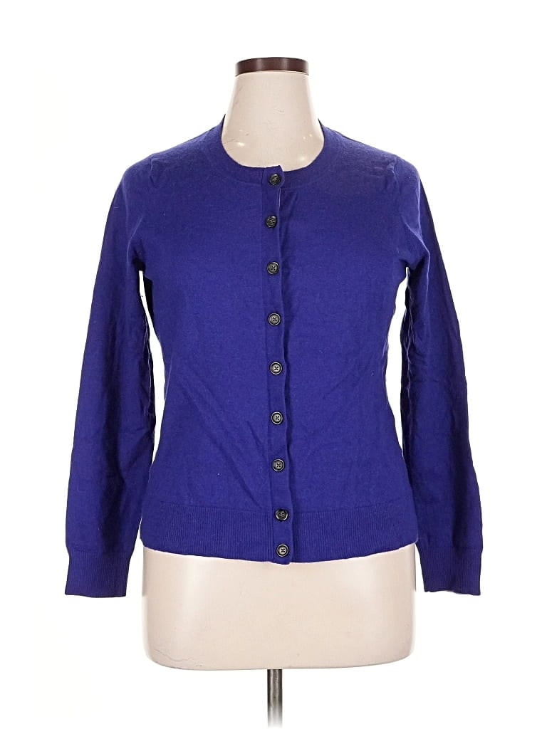 Pre-owned Banana Republic Cardigan Sweater In Blue