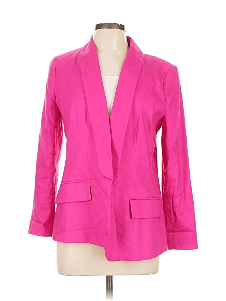 Pre-owned Ann Taylor Loft Blazer Jacket In Pink
