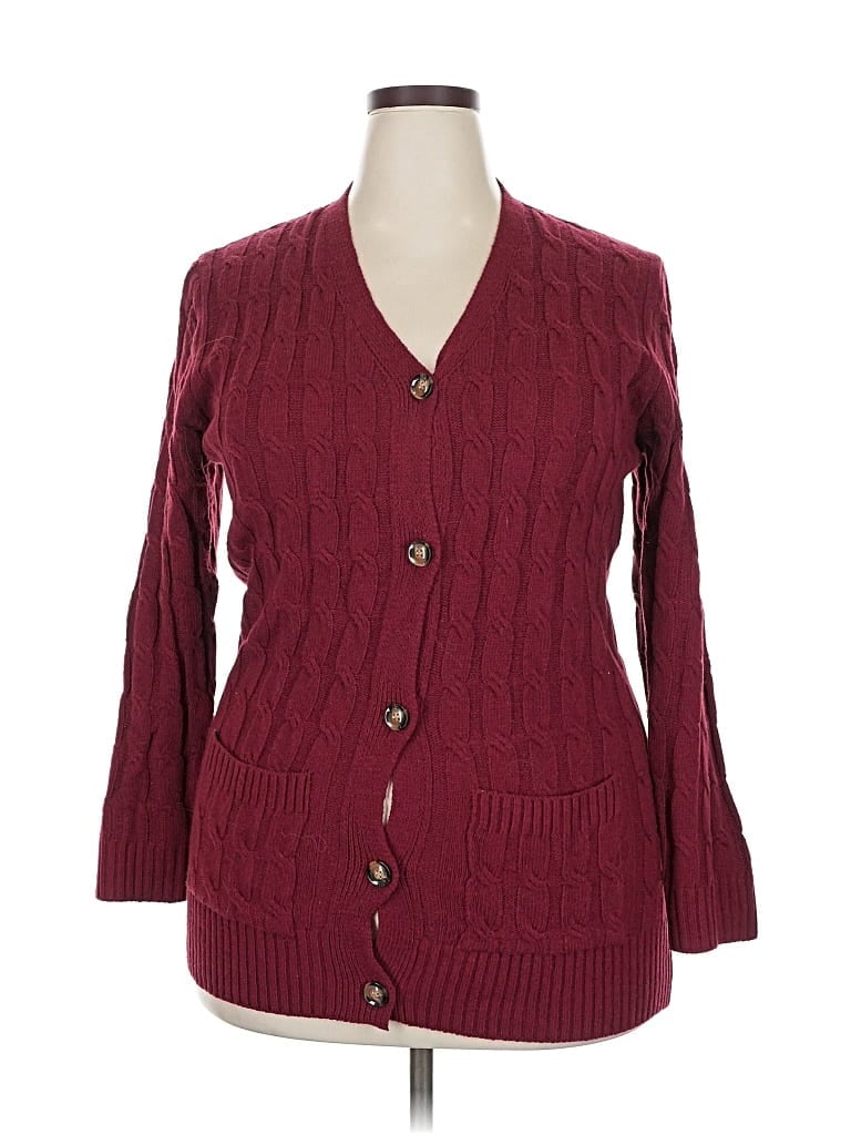 Pre-owned Unbranded Blazer Jacket In Burgundy