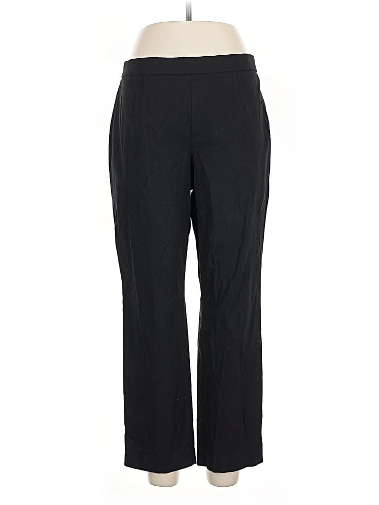 Pre-owned Dana Buchman Dress Pants In Black