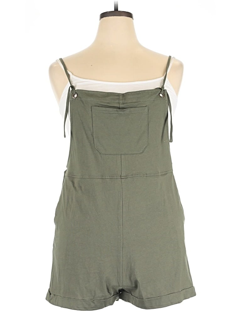Pre-owned Cider Overall Shorts In Green