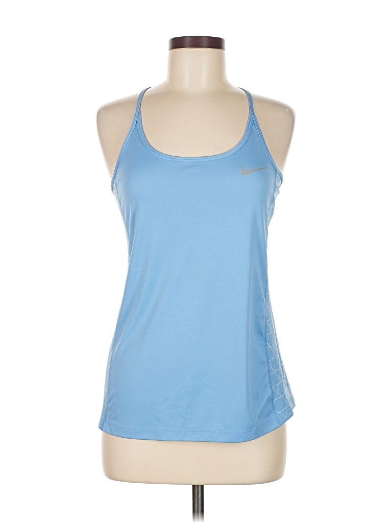 Pre-owned Nike Active Tank Top In Blue