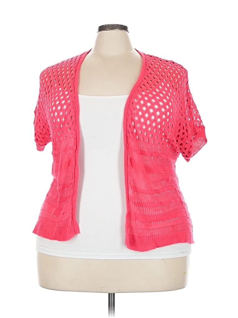 Pre-owned Derek Heart Cardigan Sweater In Pink